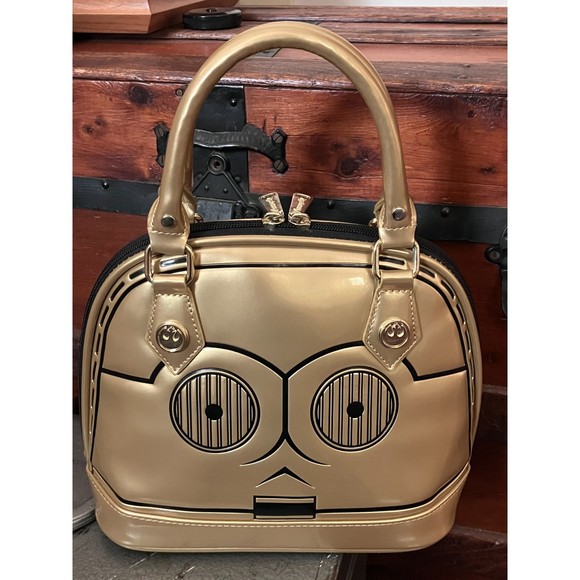 Loungefly Handbags - Loungefly Star Wars C-3PO Gold Dome Bag Purse Droid C3PO Disney